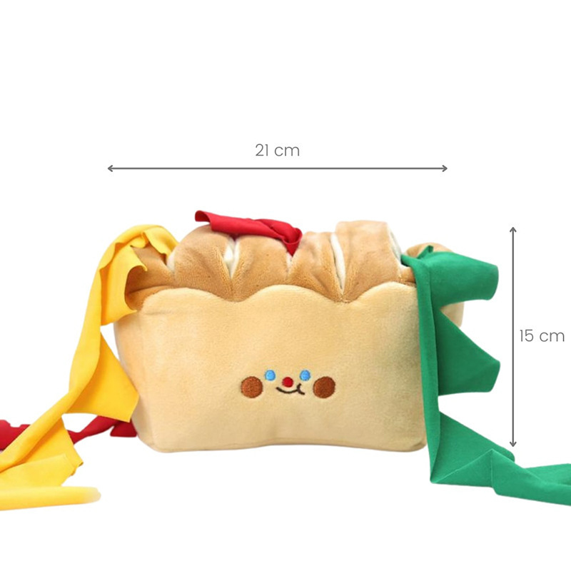 Crinkle Sound Slow Feeding Puzzle Toy
