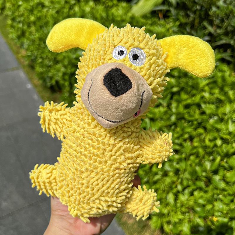 Soft Chenille Squeaky Pet Play Toy