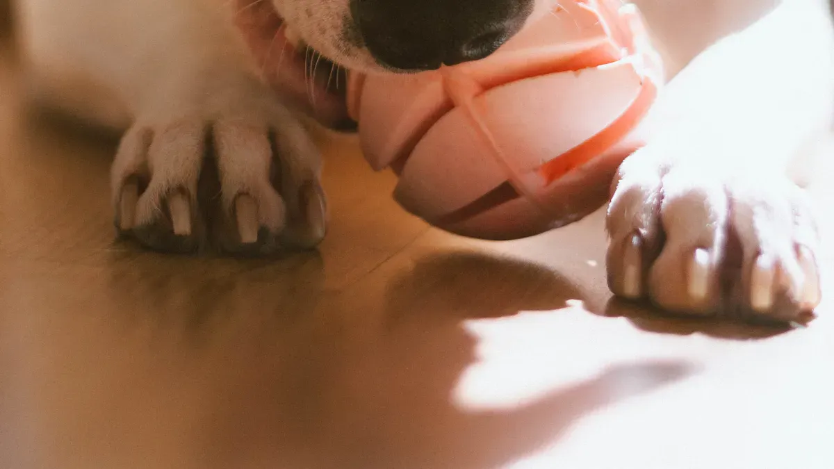 How do dog squeaker toys work