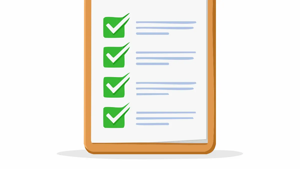 Checklist Creation Steps