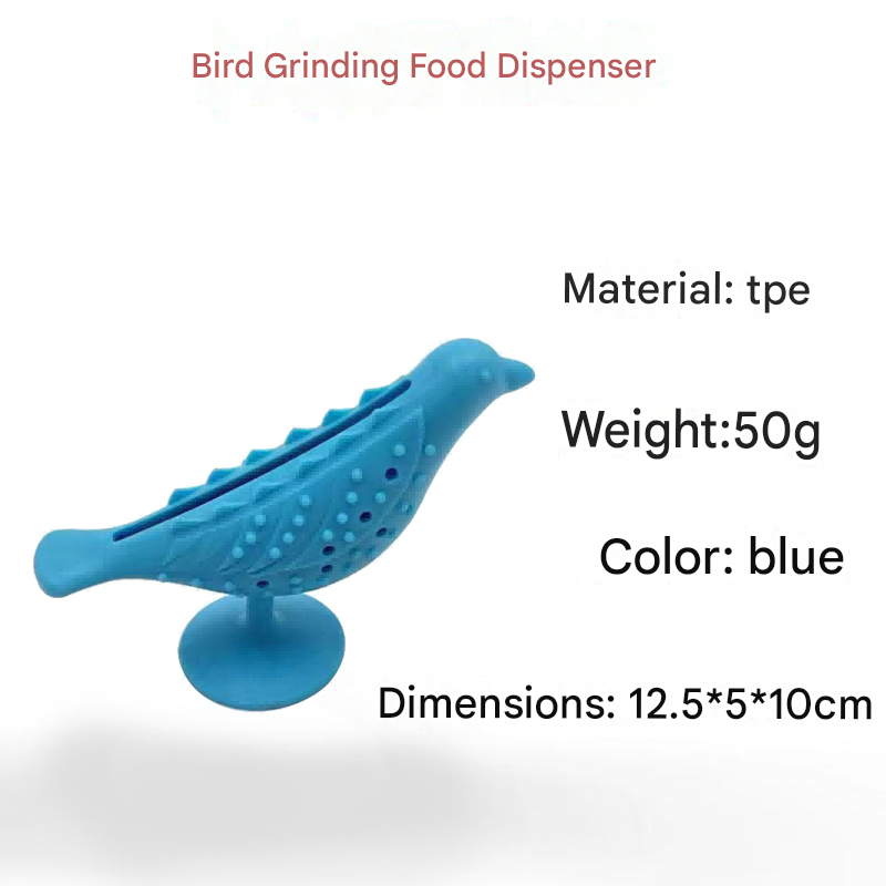 wall-mount-bird-cat-toy-suction-base-treat-feeder