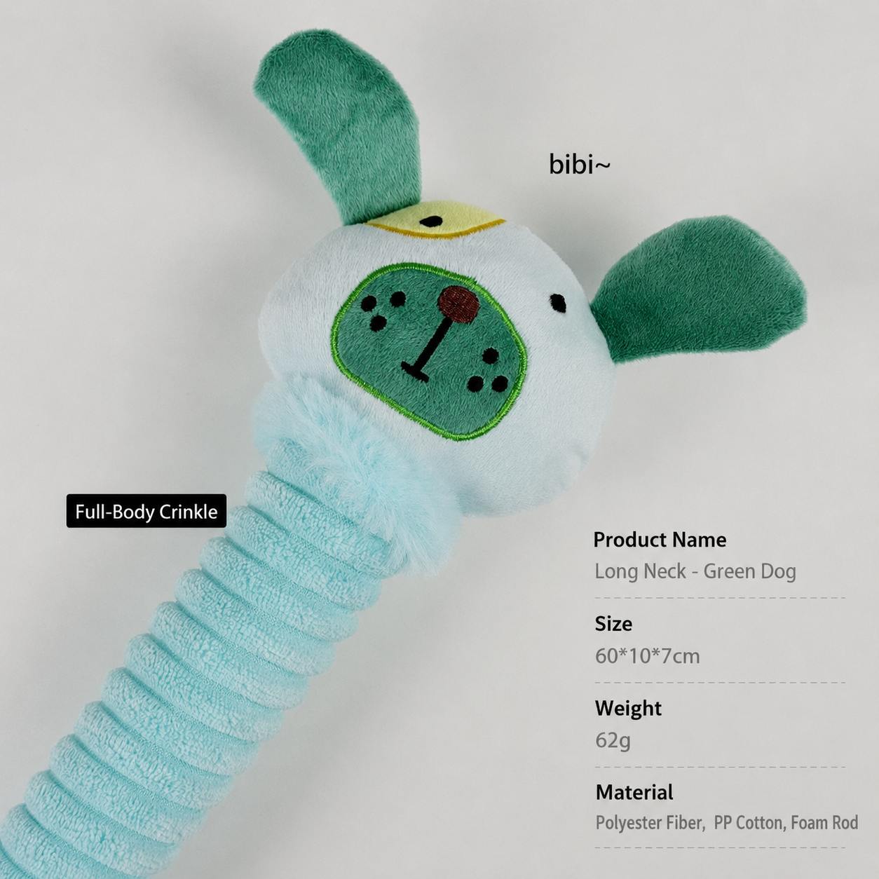 Long Neck Plush Squeaky Dog Toy-6